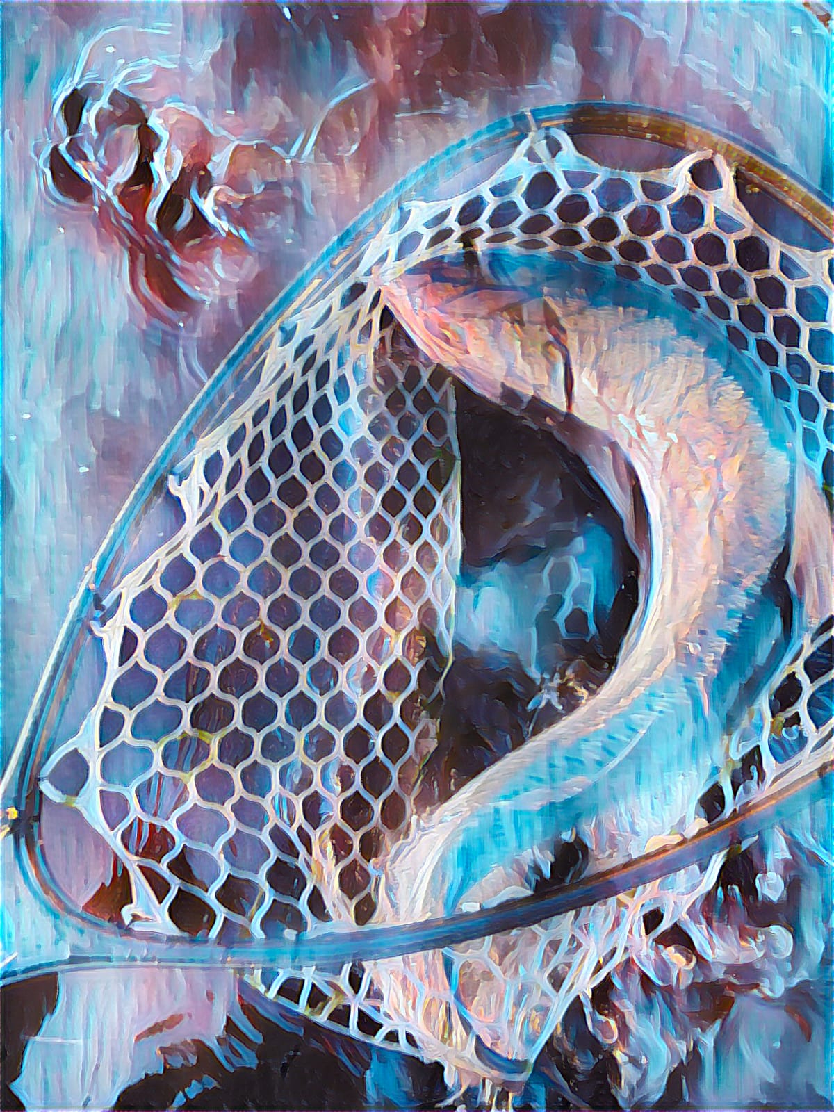 A fall coho, from the beach